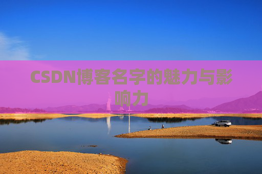 CSDN博客名字的魅力与影响力